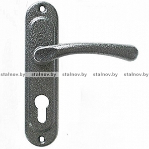 Ручка Дверная Метиз на планке Серебро